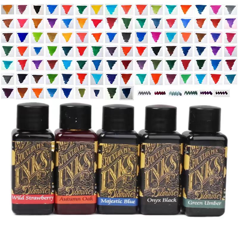 Diamine Color Ink Packing หมึกสีปากกาย้อม 5 มล
