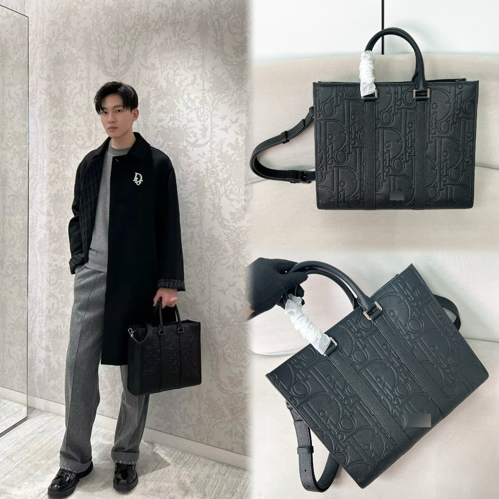 【ก่อนสั่งสอบถาม】ราคา11700 DDD GV กระเป๋าทรงโท้ท/เอกสาร กระเป๋าผู้ชาย หนังวัว สะพายข้าง จุของได้เยอะ 