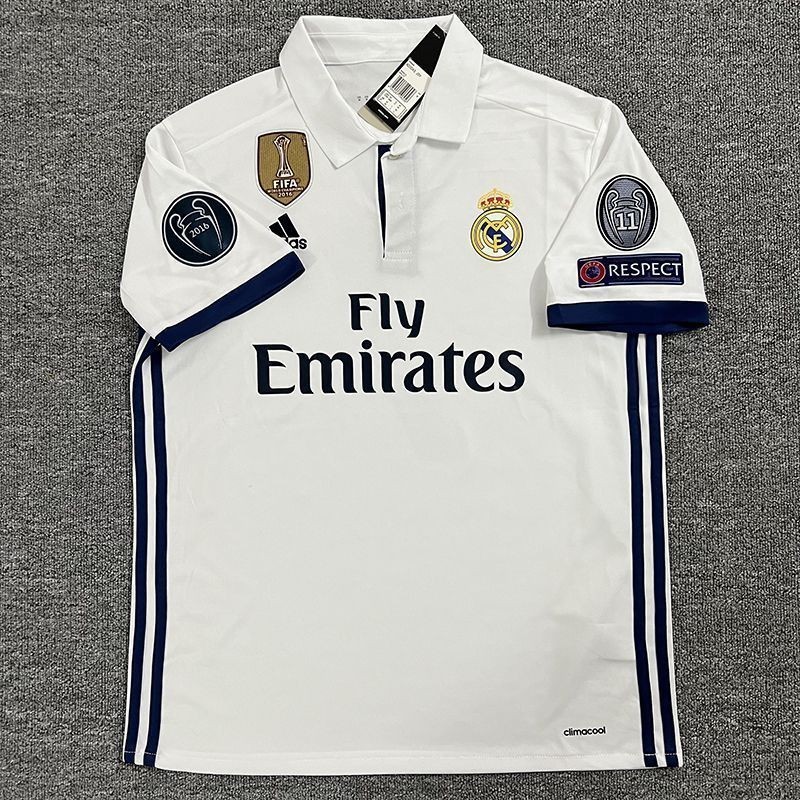 RMD Real Madrids 16/17 MODRIC KROOS เสื้อยืดฟุตบอลย้อนยุค