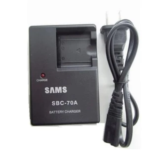 ใช้ได้ แบตเตอรี่ BP70A + เครื่องชาร์จสำหรับกล้อง Samsung ES80 ES90 ES95 ST66 ST100 ST700