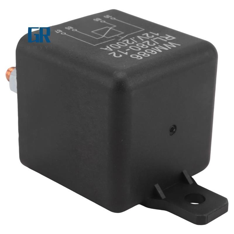 แบตเตอรี่ Isolator รีเลย์ 12V 4-Pin WM686 รีเลย์รถเปิด/ปิดสวิทช์ปกติเปิดรีเลย์ RL/280 200A