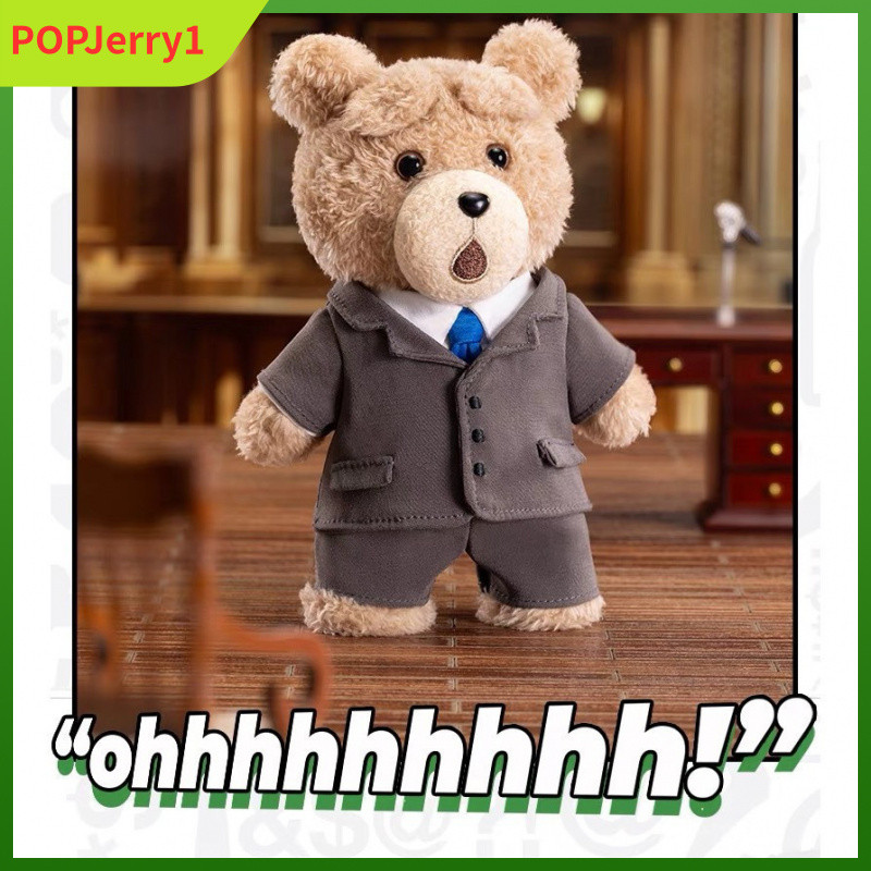 100% POPMART Resonance < Ted2 > ตุ๊กตาหมีตุ๊กตาเคลื่อนย้ายได้จี้ Mystery Box ของขวัญอินเทรนด์