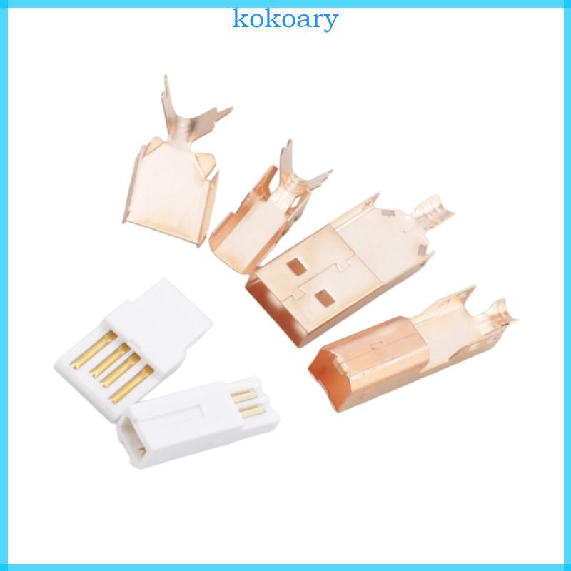 KOK 24K Gold Plated USB A และ B Interfaces Sockect สําหรับการเชื่อมต่ออุปกรณ์เสียงที่ชัดเจน