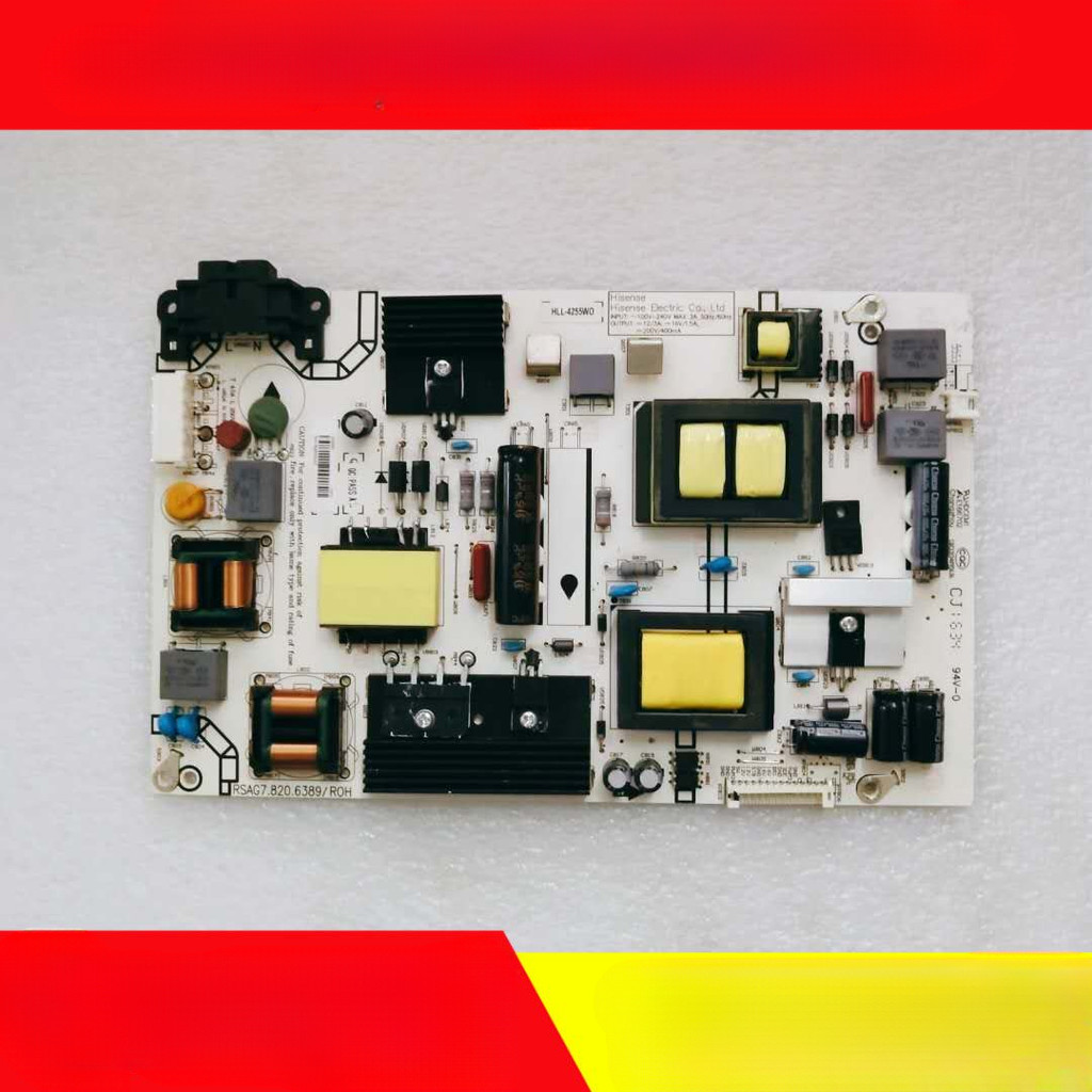 แผงจ่ายไฟ Hisense รหัส RSAG7.820.6389/R0H สำหรับ LED50H168 LED49K300U ขนาด 48 นิ้ว