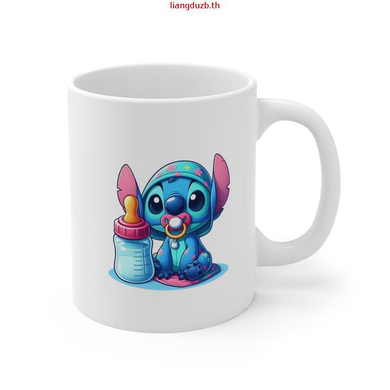 SB Design Square แก้วมัค สติทซ์ DISNEY รุ่น STITCH#FSMRJ0035RPD06 สีน้ำเงิน (16x17x16 ซม.)  แบรนด์ D
