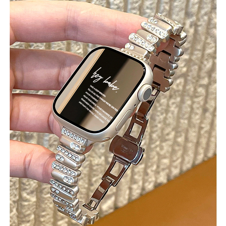 Elegant Redmi Watch 6 5 4 3 Active Watch Band ไม่สม่ําเสมอ Rhinestone เพชรโลหะสายสแตนเลสสําหรับ Redmi Watch 5 Lite สวมใส่อุปกรณ์เสริม