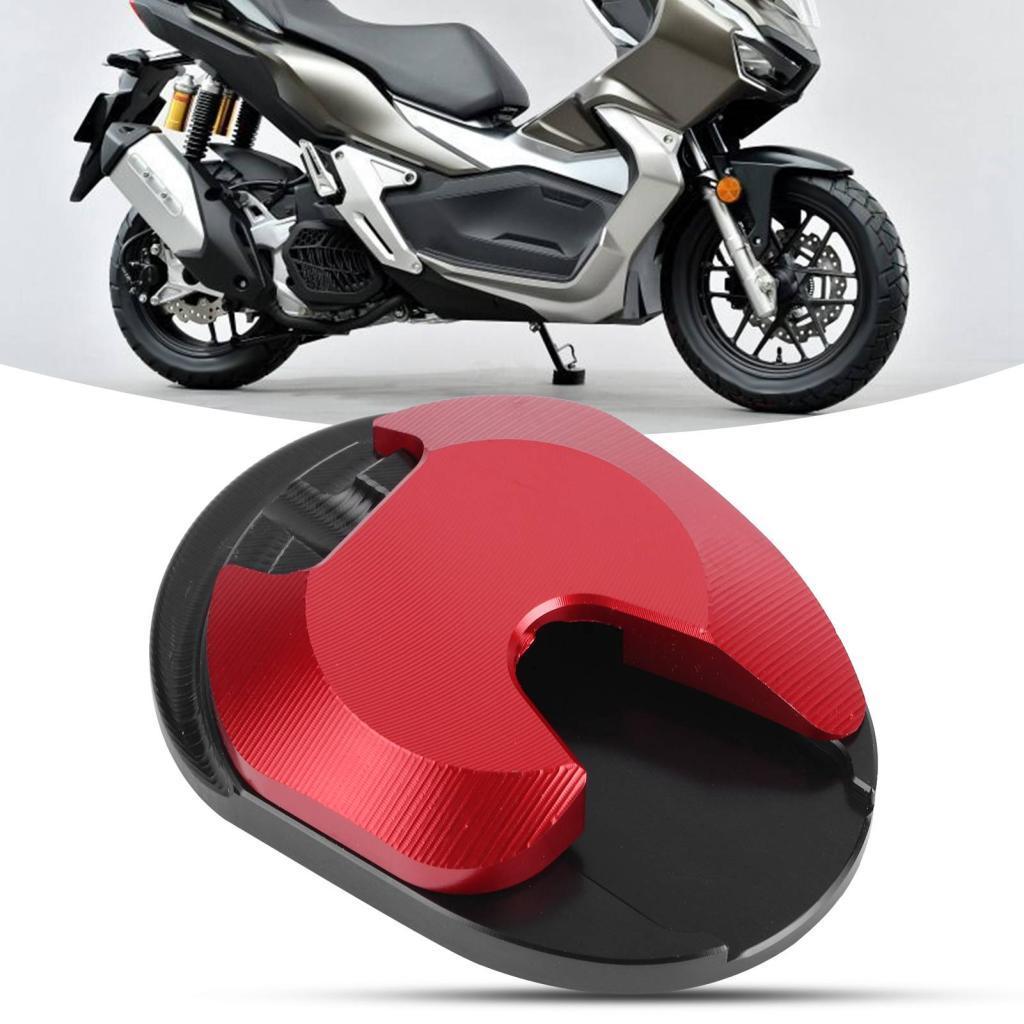 Shopp1 aqxreight Kickstand Extension Pad Side Stand Enlarger Fit สําหรับ ADV150 2019-2021 สีแดง (สี 