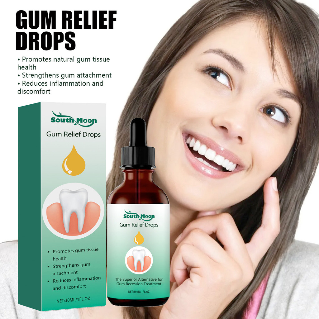 Popular~South Moon Gum Care Drops Gum care and periodontal blister relief oral cleaning care drops3z