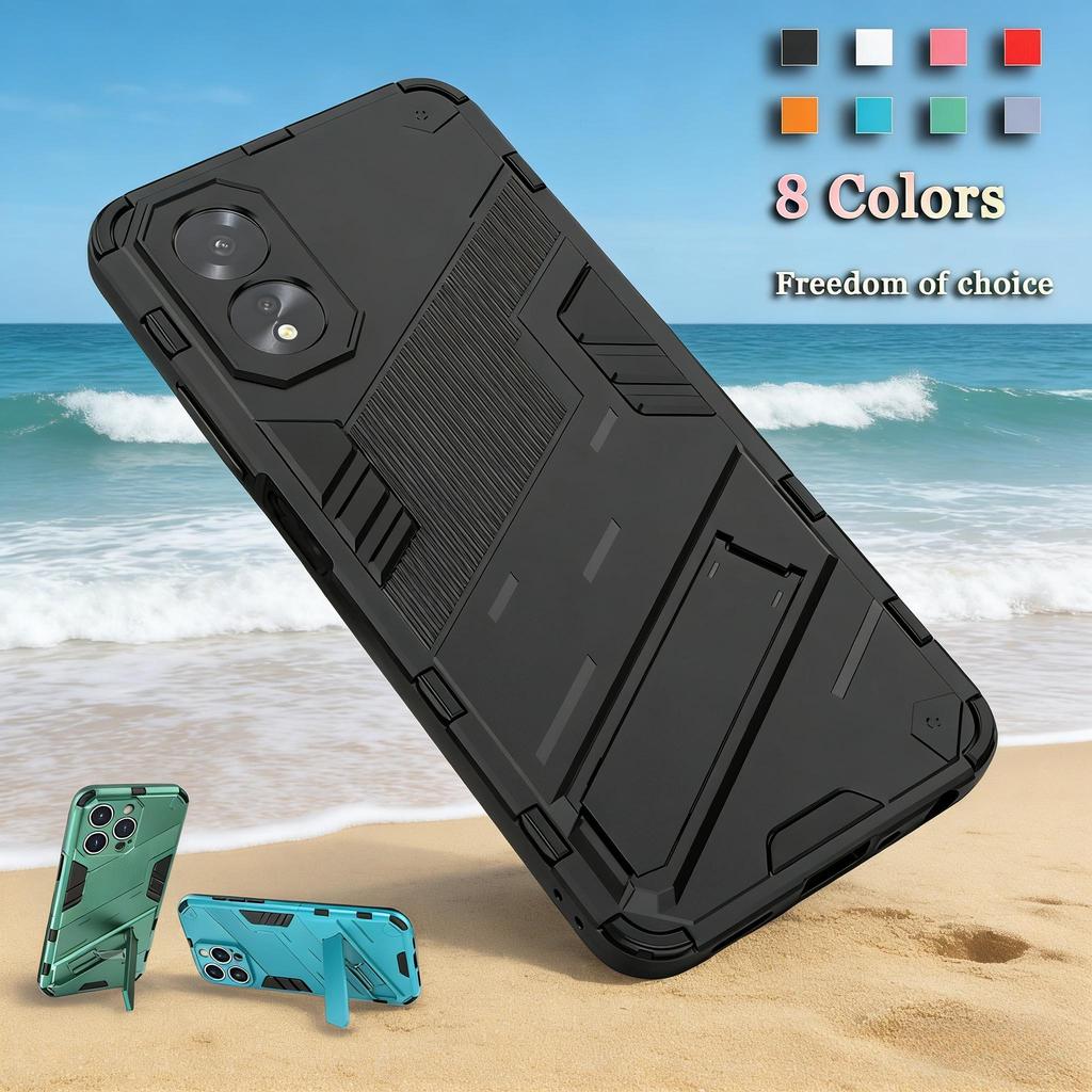 เหมาะสําหรับ OPPO Reno 8 8 Pro 8 Pro + 7 7 Pro 7 Se 8 เคสโทรศัพท์ Hard แฟชั่นเกราะกันกระแทกปลอกขาตั้