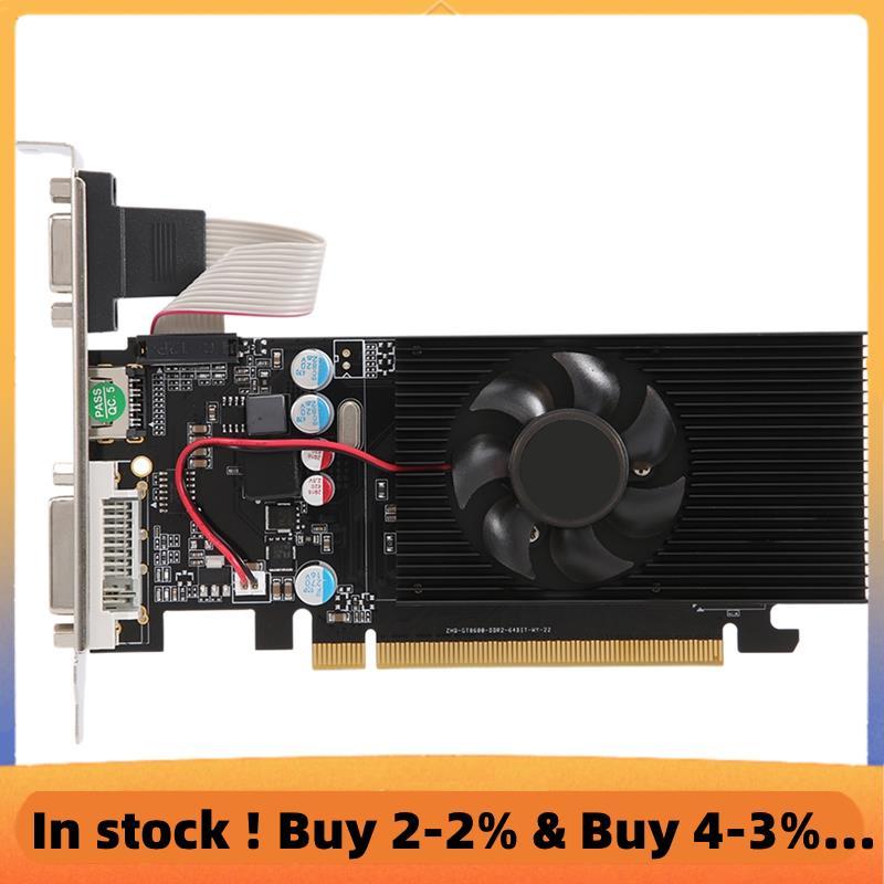 GT210 1GB DDR2 64Bit กราฟิกการ์ด PCIE 2.0 GPU - ใช้งานร่วมกับ DVI VGA Desktop Video Card