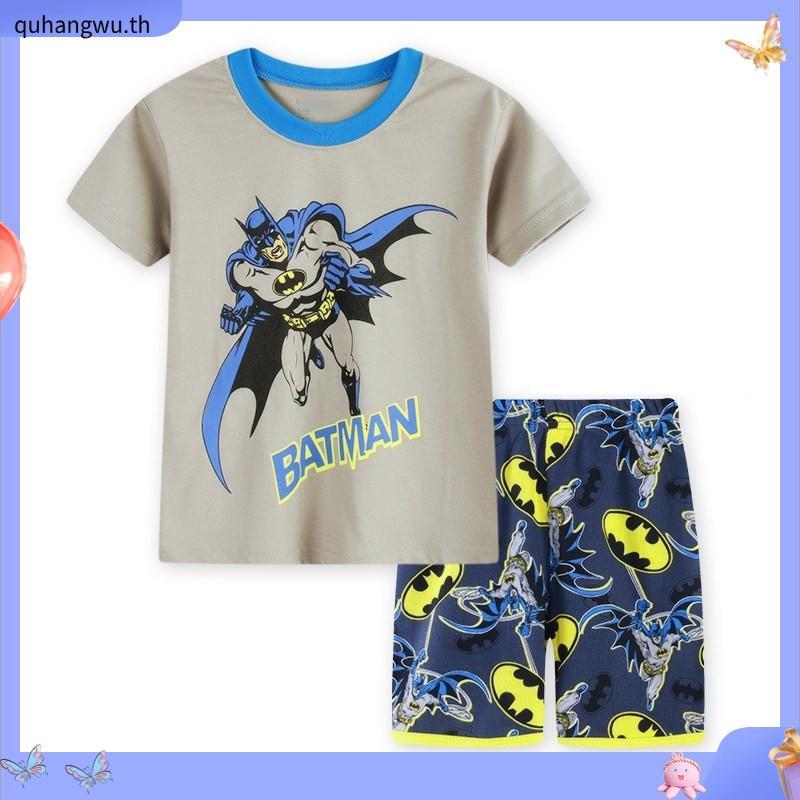 ชุดนอน ลายกัปตันอเมริกา แฟชั่นฤดูร้อน สําหรับเด็กผู้ชาย ASD389