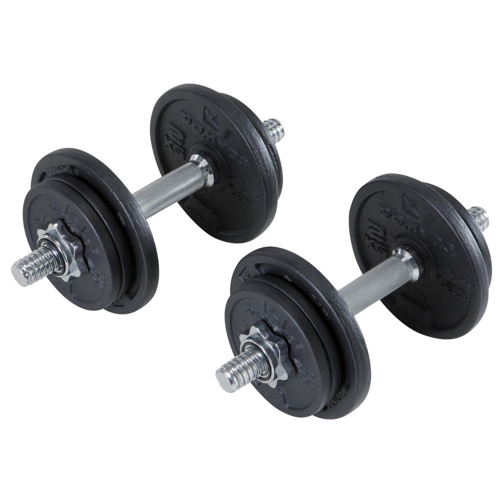 Decathlon 20 Kg Weight Training Dumbbell Kit (เก่งกาจ,ความทนทาน)-Corength