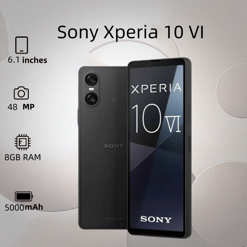 Sony Xperia 10 VI Snapdragon 6 Gen 1 OLED 128GB 8GB RAM 6.1 นิ้ว RURURU