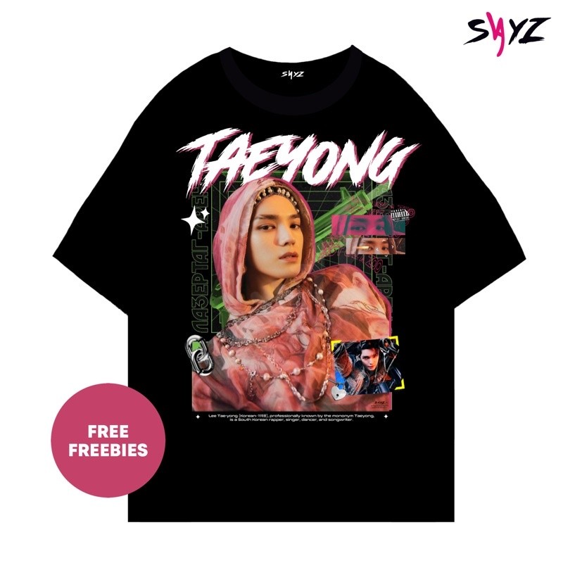 เสื้อยืด เสื้อยืดแฟชั่น <+FREEBIES" Taeyong Zoo T-Shirt | Smcu | Nct 127 | Nctzen | Custom T-Shirt k