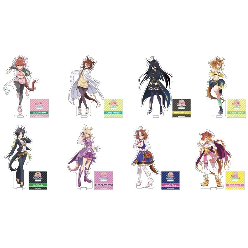 อะนิเมะ Standee รุ่น Uma Musume สวย Derby mica Agnes Tachyon Jungle Pocket Fuji Kiseki Meisho Doto ตกแต่ง
