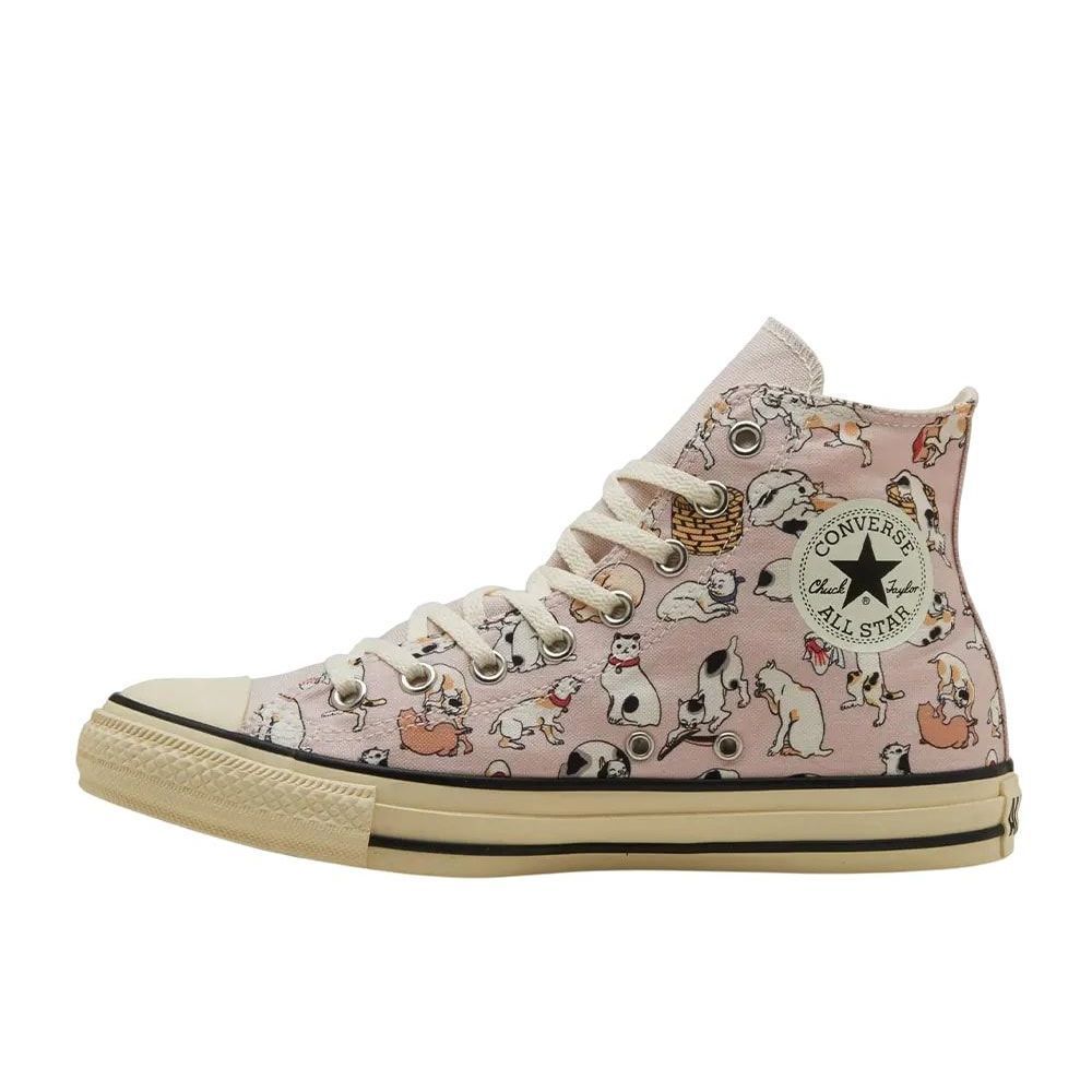 Converse All Star Ukiyo-e Print Hi Neko Kaiko Gojusanbiki (ABC-MART Exclusive) Unused