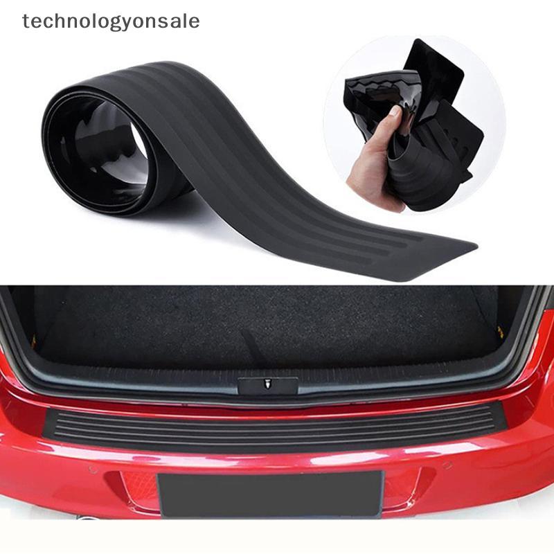 [เทคโนโลยี] สากล ​ด้านหลังกันชน Guard รถ Trunk ประตู Sill แผ่นป้องกัน PVC ยาง Protector Strip สําหรับกันชนเสริมตกแต่ง Boutique
