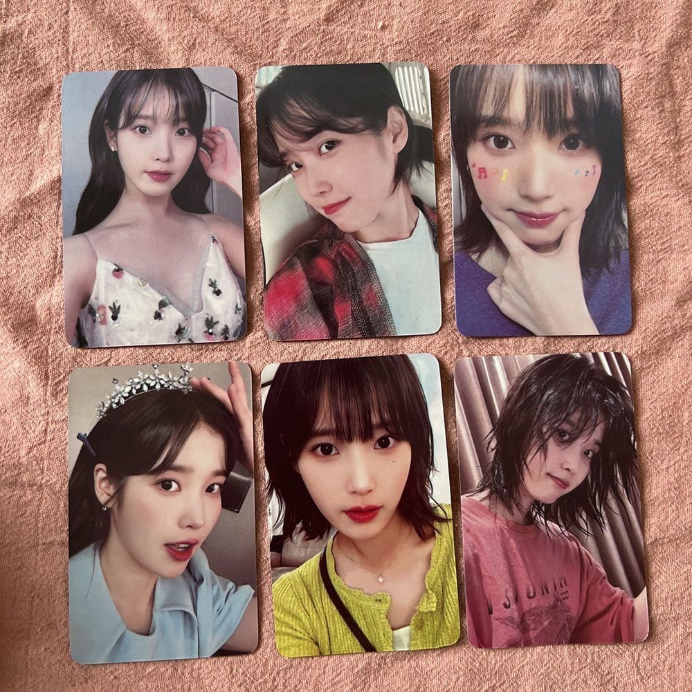 IU 2023 คอนเสิร์ตพัดลม Venue สินค้าภาพถ่าย I+UN1VER5E การ์ดสุ่ม Photocard