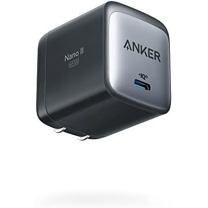 Anker Nano USB C Charger,65W GaN II PPS Fast Compact Folding Charger สําหรับ MacBook Pro, Galaxy, De