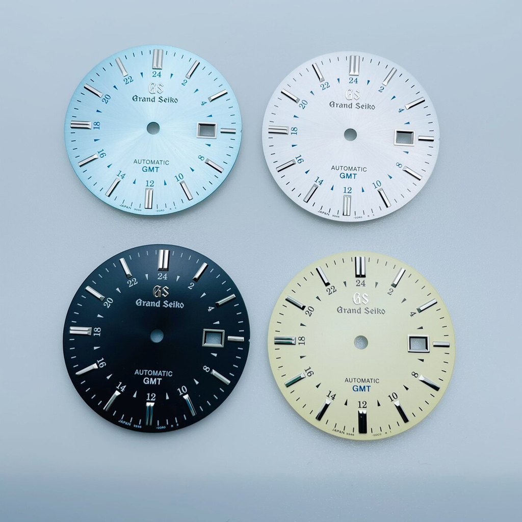 NH34 Dial 35 มม.นาฬิกาดัดแปลง GMT นาฬิกาดําน้ํา NH35 Dial Dual Time Zone จอแสดงผล Subtitle อุปกรณ์เส