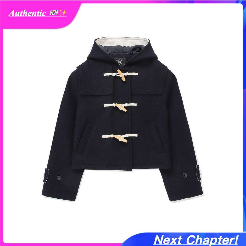 NC2 COVERNAT ผู้หญิง Hood สั้น Duffle Coat C02404CT70 K-FASHION CROPPED DUFFLE WINTER HOOD OUTER