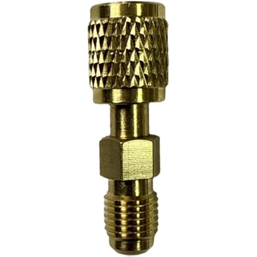 R32 R454B อะแดปเตอร์ทองเหลือง, 14 "หญิงถึง 14 "ชายย้อนกลับอะแดปเตอร์ด้าย,Zero-Leak Gas Connector สํา