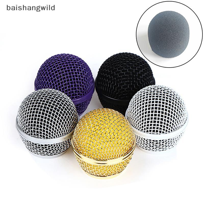 Bwth 1 ชิ้น Shure SM58 ไร้สาย Mic Grille เปลี่ยนหัว Part-Professional Party Mic Jelly