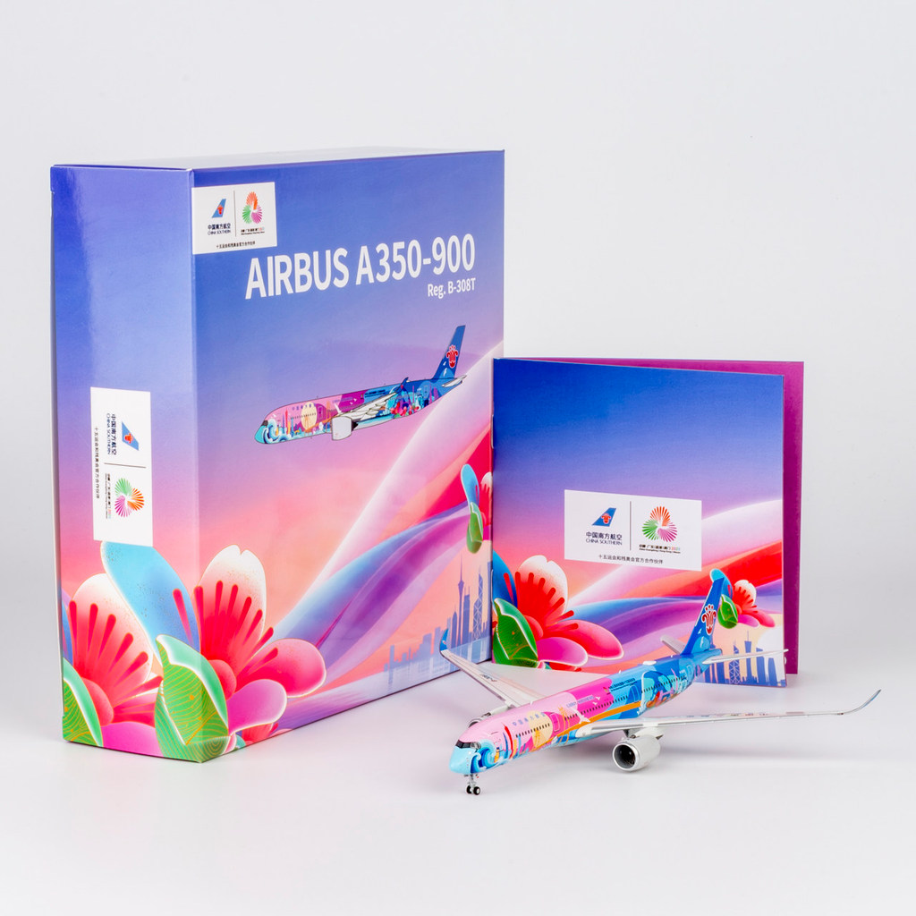 [เครื่องบินรุ่น 1/400] NG รุ่น 24185 China Southern Airlines A350-900 B-308T ผลิตภัณฑ์สําเร็จรูป Air