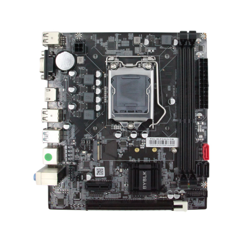 ยี่ห้อใหม่ H61/B75 เมนบอร์ดขนาดเล็ก LGA1155 เข็ม M.2 Dual Protocol HDMI รองรับ 2/3 รุ่น Corey E3