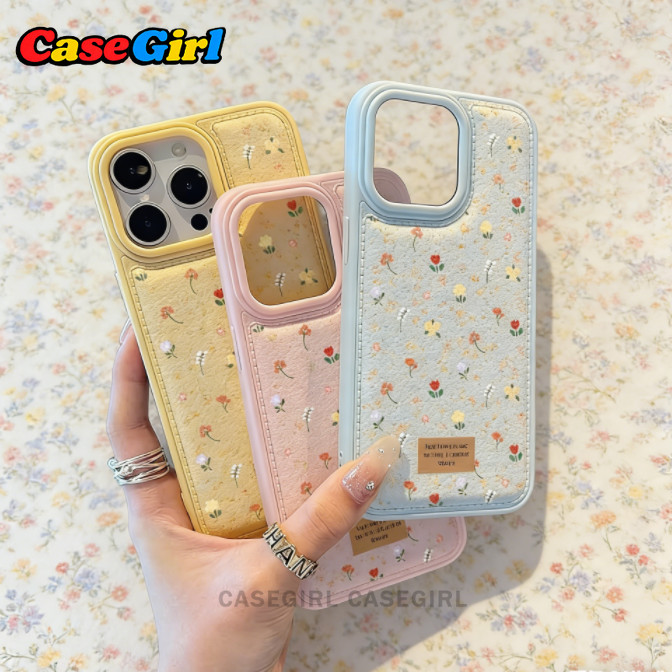 『✅โปรโมชั่น 』เคสหนังเทียมพรีเมียม ลายดอกไม้สไตล์อินส์ สำหรับ iPhone 15 11 XR 17 13 16 12 14 Pro Max 14 Plus