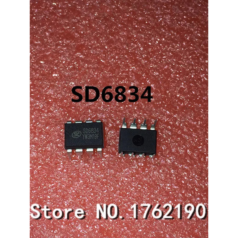 5 ชิ้น/ล็อต SD6834 DIP-8 คุณภาพดี LED ชิปควบคุมพลังงานคริสตัลเหลว PKHK