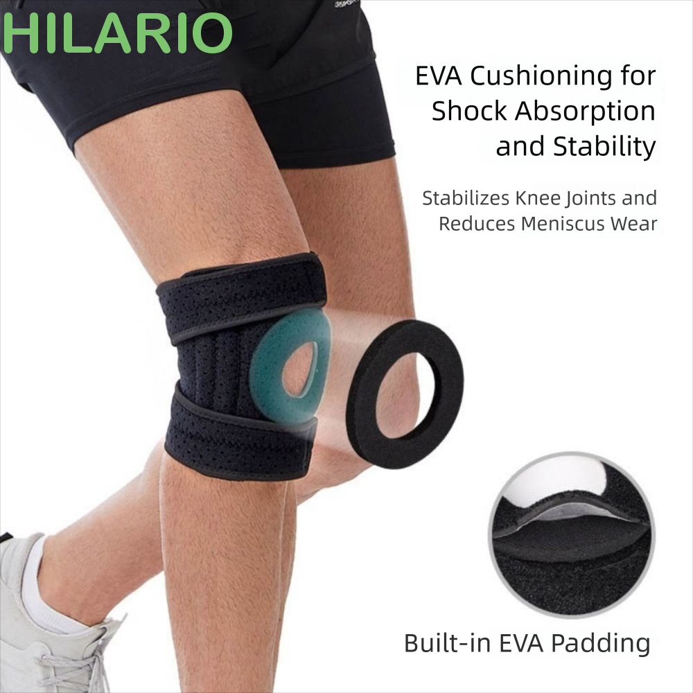 HILARIO Support Brace ยืดหยุ่นและมีการรองรับเข่า ลดแรงกระแทก เพิ่มความปลอดภัยในขณะเล่นกีฬาและการออกก