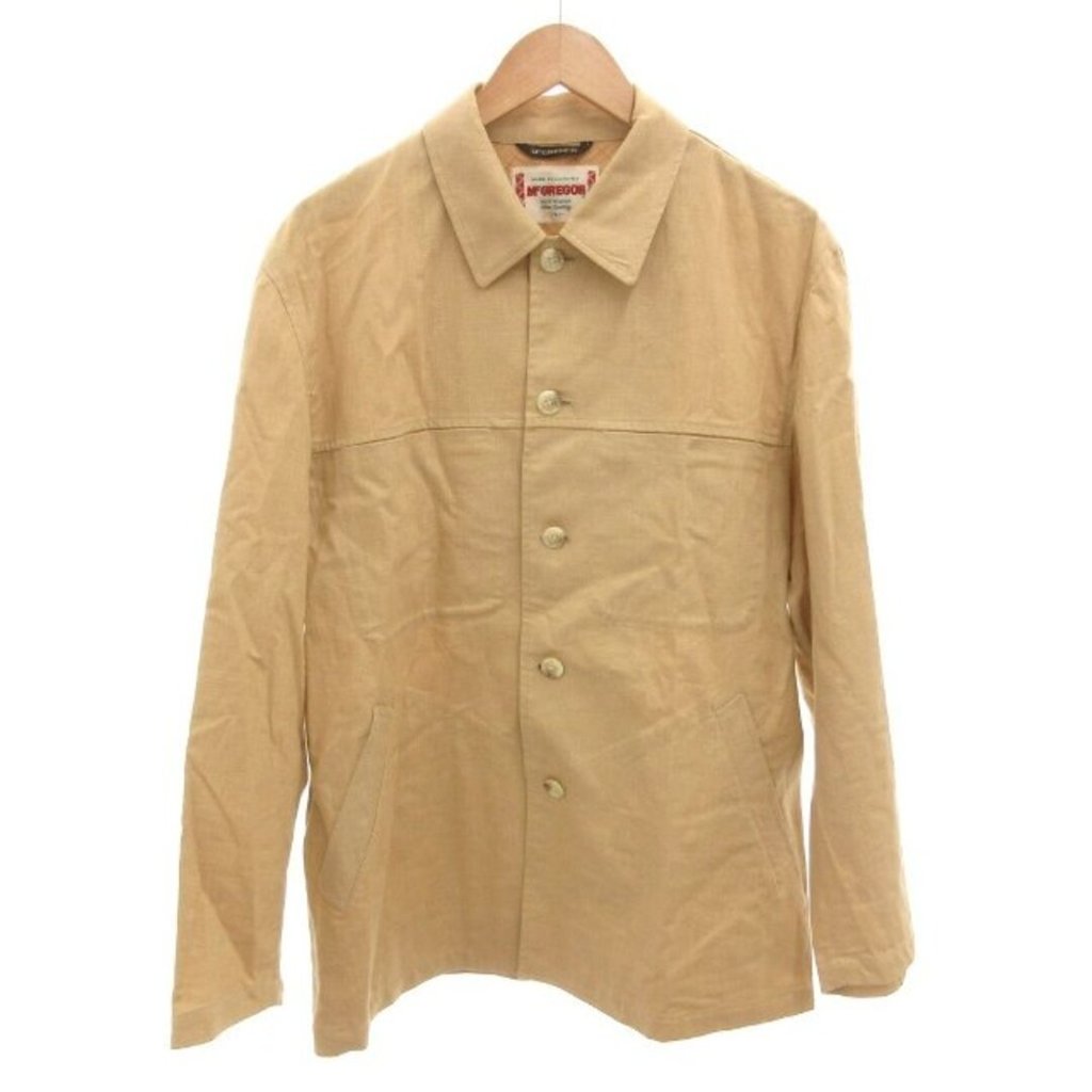 McGREGOR Jacket Shirt coverall All linen Direct from Japan Secondhand