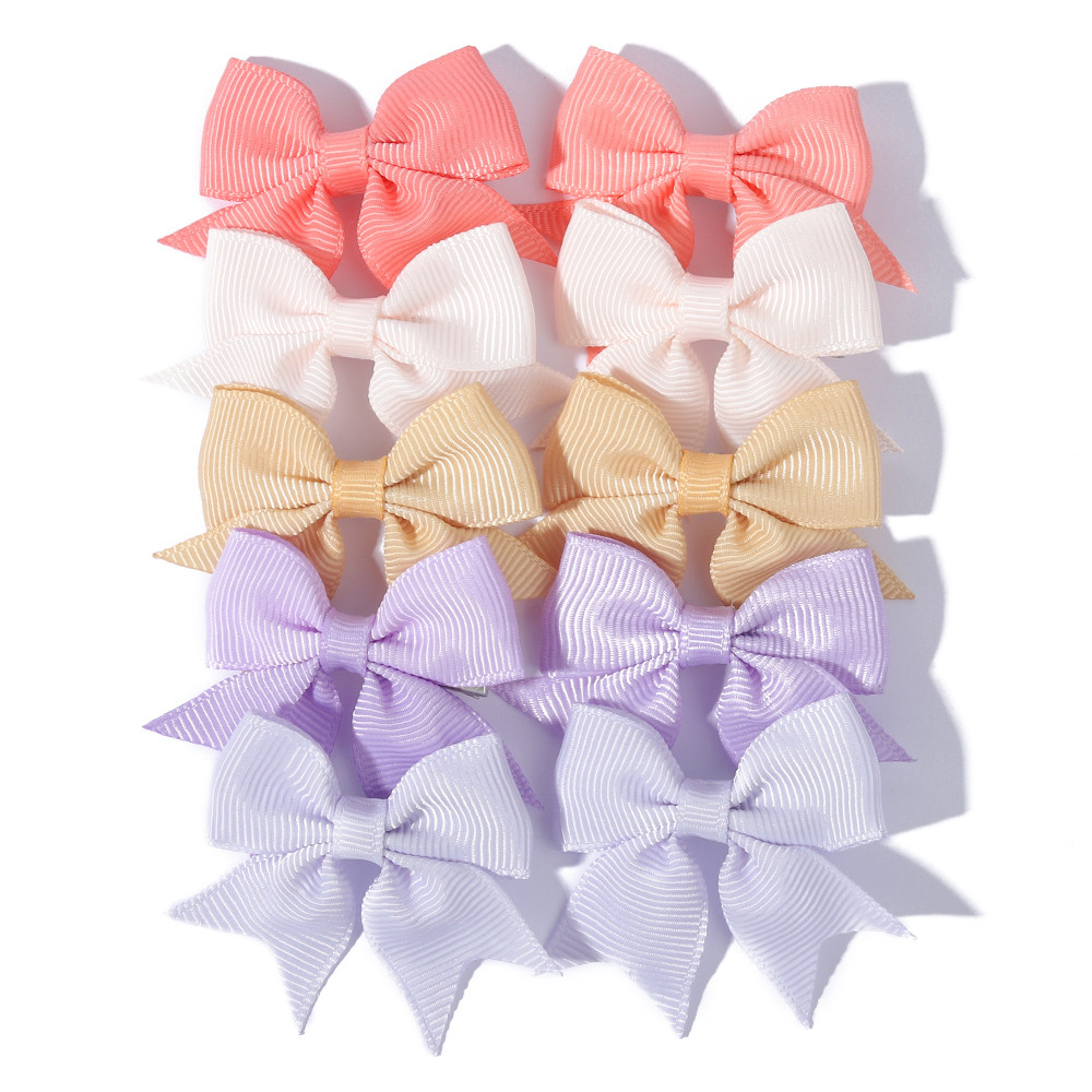 เครื่องประดับผม 2/6/10PC ดีไซน์แบบหนีบเข้ากับเข็มขัดสีมาการอง สวมใส่ง่าย เครื่องประดับผมสําหรับเด็ก ใส่ง่าย