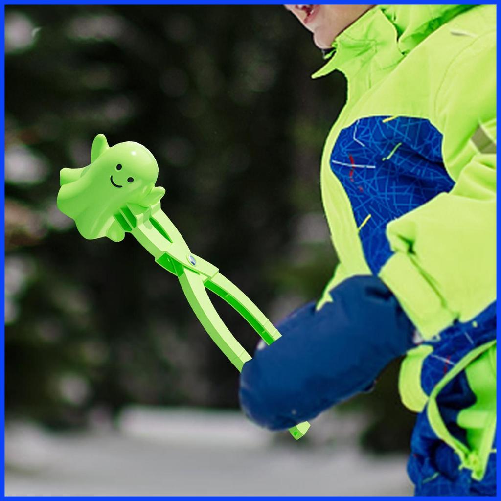Snow Fight Ball Maker เครื่องมือ Ergonomic Grip Reusable Snow Fight Ball ทําแม่พิมพ์สําหรับสนามเด็กเ