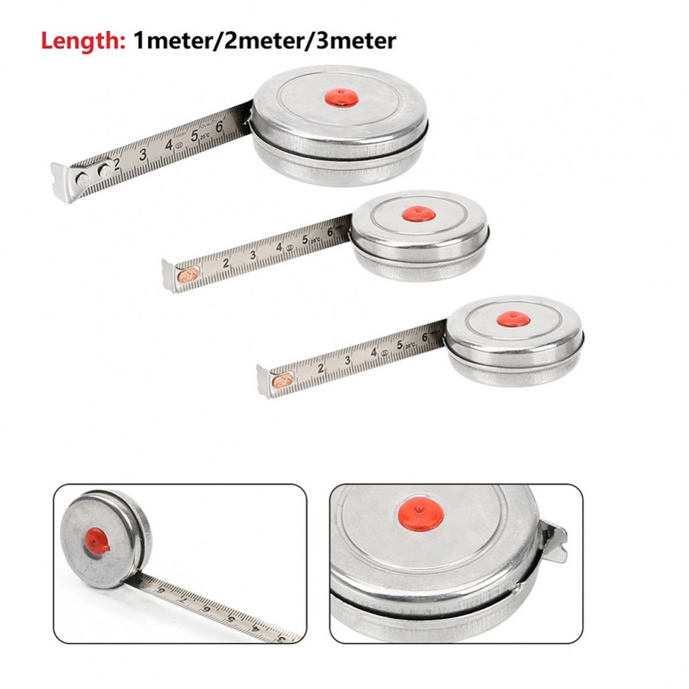 Tape Measure Tape Ruler Stainless Steel 2meter 1meter Woodworking Portable