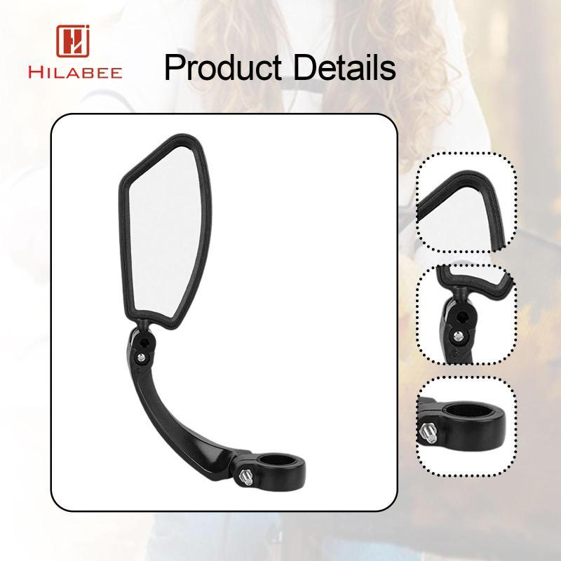 กระจกมองหลังจักรยานสากลหมุนได้ สำหรับมือจับ ใช้งานบนทางภูเขาและเส้นทางออฟโรด - รูปที่ 3