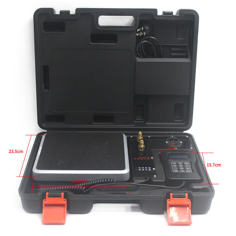 Professional แบบพกพา Digital AC Refrigerant Scale,ทนทานชาร์จเครื่องมือสําหรับHVAC R410a R22 R134a