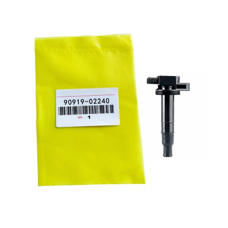 90919-02240 4ชิ้นสําหรับโตโยต้าคอยล์จุดระเบิดจุดระเบิดแพคเกจโวลต์สูง 9091902240 90919-T2003 อะไหล่รถ