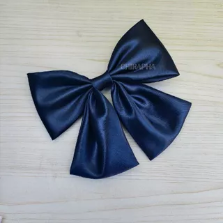 โบว์ติดผมนักเรียน ผ้าซาตีน ขนาด6*6นิ้ว พร้อมส่ง