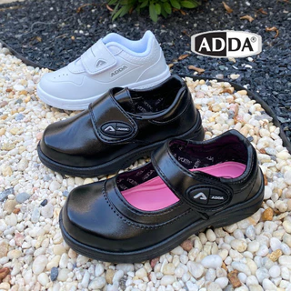 🛵ส่งทันที 2 ชม.🏪💫รองเท้านักเรียน ADDA 41A05/41G5A รองเท้านักเรียนอนุบาล ขาวล้วน-ดำล้วน Size25-35