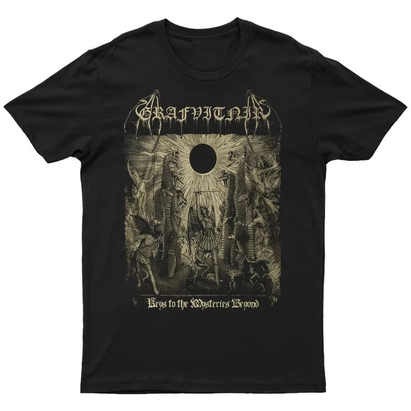 ปลาค็อด ปลาค็อด 20262025 ใหม่ GRAFVITNIR - Keys To The Mysteries Beyond พิมพ์ Unisex Street เทรนด์แฟ