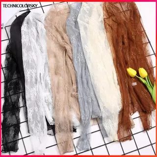 Technicolorsky Elegant โปร่งใสเสื้อยืดเซ็กซี่แขนยาวตาข่าย Tulle ดูผ่านเสื้อ TSY