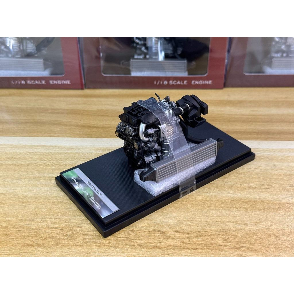 [Motorhelix MH Honda Civic Type R FL5 Engine Model] 1: 18 โมเดลเครื่องยนต์พลาสติกพร้อมกล่องแสดงผล 1.