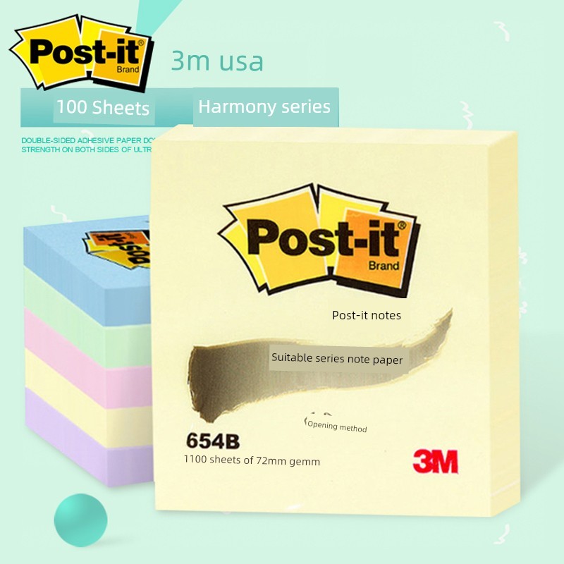 postit น่ารัก กระดาษโน๊ต สติกเกอร์โพสต์อิท3M แบบอเมริกันหลายชุด, สติกเกอร์โพสต์อิท, กระดาษโน้ตนี้, ส