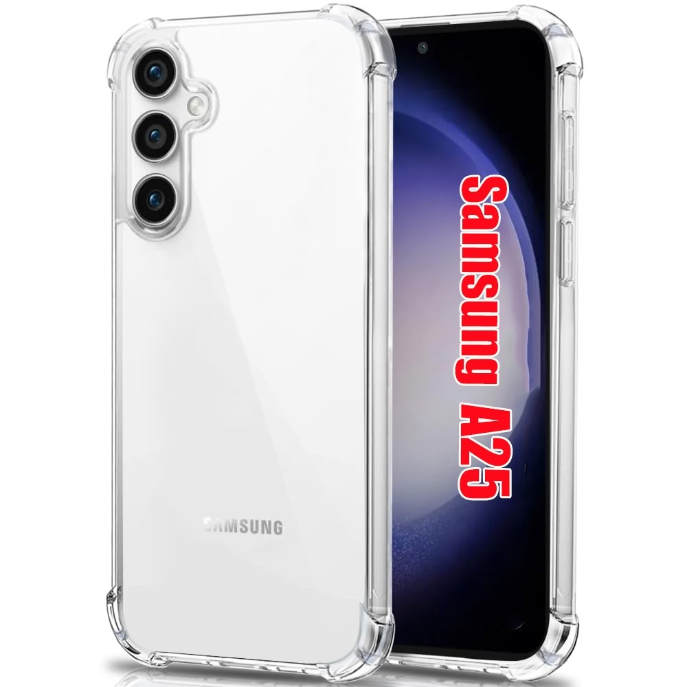 AtouchBo เคสกันกระแทก Samsung Galaxy A25 (5G) เคสใส กันกล้อง Transparent Case