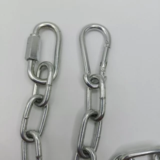 ⛓️(โซ่หนา5มิล/ยาว2-4เมตร) โซ่หมา โซ่ชุปซิงค์(ขึ้นสนิมยาก) หนาแข็งแรงสำหรับสุนัขขนาดใหญ่มากๆ