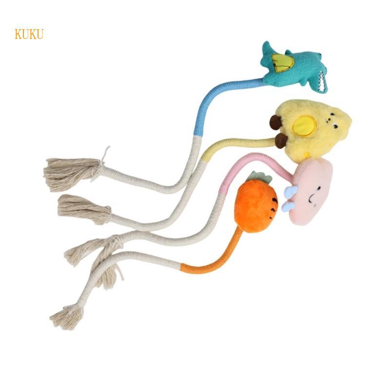 KU* 4pack Interactively Cats Toy Unbreakable Cats Chew Toy ของเล่นกัดฟันสําหรับกัดฟันและปล่อยพลังงาน