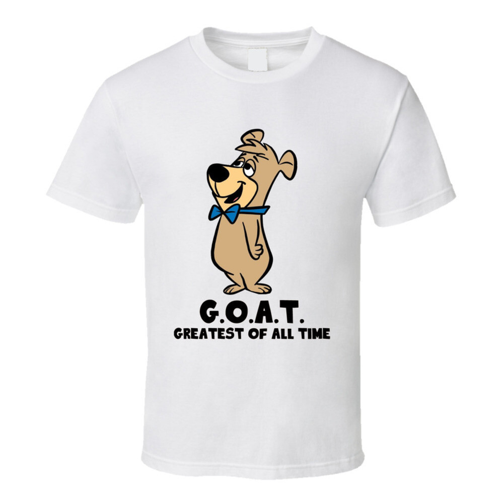 ⚡️คุ้มสุด! Boo-Boo Bear Greatest Of All Time Goat Cartoon Character Fan T Shirt T SHIRT
