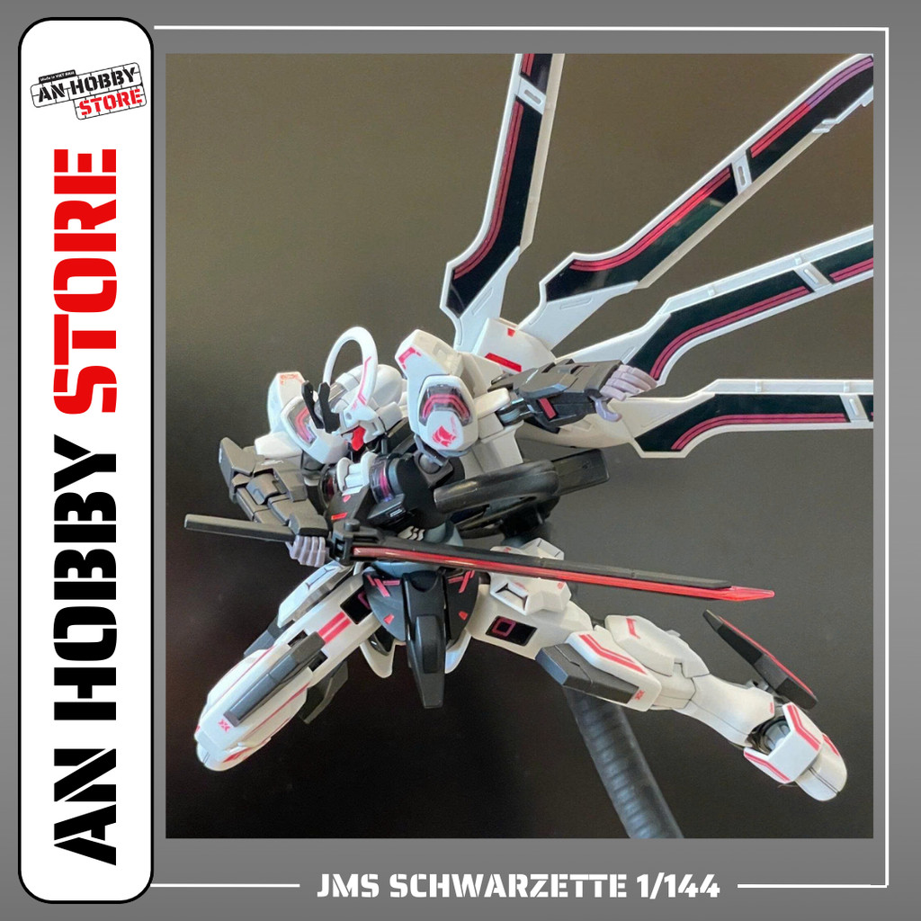 JMS Assembly Model HG WFM 1/144 SCHWARZETTE (พร้อมฐาน+รูปลอกน้ําเรืองแสง)